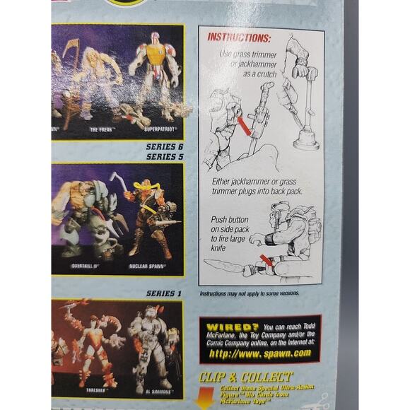 Mcfarlane Spawn Crutch Ultra Action Figure Factory Sealed - Picture 4 of 11